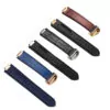 Leather_Rubber_Back_strap_bracelet_for_Cartier_Ballon_Bleu_1 Blue & Silver Leather Strap Bracelet for Ballon Bleu Cartier Rubber back- 2 sizes