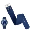 Rubber_Nato_strap_bracelet_for_Tudor_black bay_pellagos_6 Blue Nato Strap for Tudor Black Bay, Pelagos in Rubber - 3 sizes