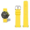 Rubber_Watch_strap_for_IWC_aquatimer_10 Yellow Strap Band IWC Aquatimer 2000 In Rubber 22mm