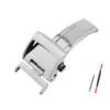 Seiko_watch_buckle_for_Premier_series_SNP093-96-1 Silver Folding Clasp for Seiko Premier in Stainless Steel - 18mm