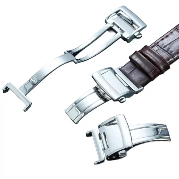 Seiko_watch_buckle_for_Premier_series_SNP093-96-4 Silver Folding Clasp for Seiko Premier in Stainless Steel - 18mm