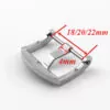 Stell_Round_Panerai_Buckle_9 Round Brushed Steel Pin Buckle for Officine Panerai Luminor, Marina, Submersible - 20,22mm