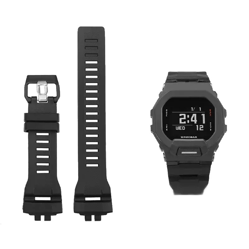 Watch_strap_for_ G-SHOCK Casio GBD-200_6 Black Strap Casio G-Shock GBD-200 In Rubber