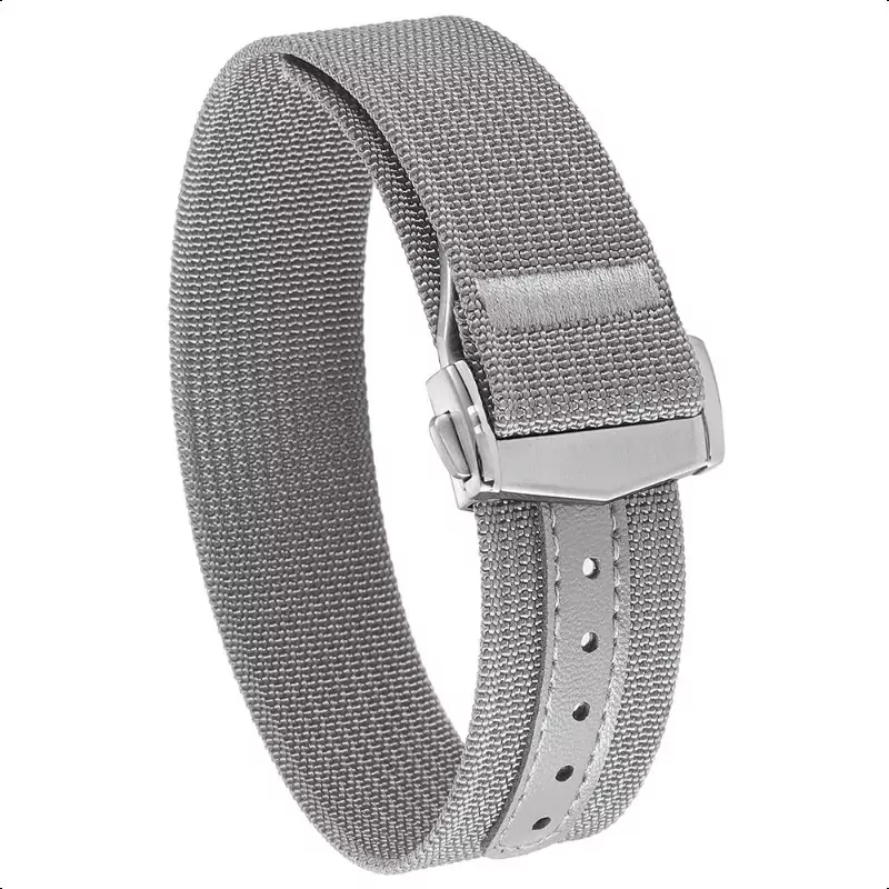 main-image-10 Grey Nato Ballistic Strap Omega in Nylon - 20mm, 22mm