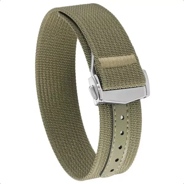 main-image-16 Army Green Nato Ballistic Strap Omega in Nylon - 20mm, 22mm