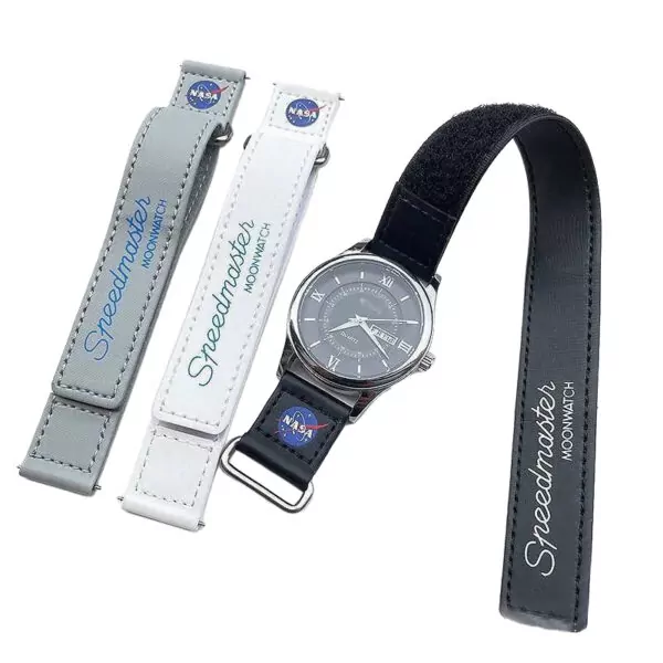 main-image-3 White NASA Nato Strap for Omega Speedmaster Moonwatch In Nylon - 20mm