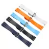 main-image-1 White Rubber Strap Band for New Santos Cartier Quick Switch -21mm