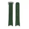 Green_strap_for_aqua terra_Omega_1 Green & White Rubber Strap for Omega Seamaster Aqua Terra 300