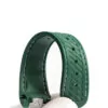 Green_strap_for_aqua terra_Omega_3 Green & White Rubber Strap for Omega Seamaster Aqua Terra 300