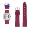 Rubber_Strap_Santos_Dumont_Cartier_with_Quick-release_14 Wine Red Rubber Strap for Cartier Santos Dumont Quick-Release - 2 sizes
