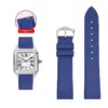 Rubber_Strap_Santos_Dumont_Cartier_with_Quick-release_29 Blue Rubber Strap for Cartier Santos Dumont Quick-Release - 2 sizes